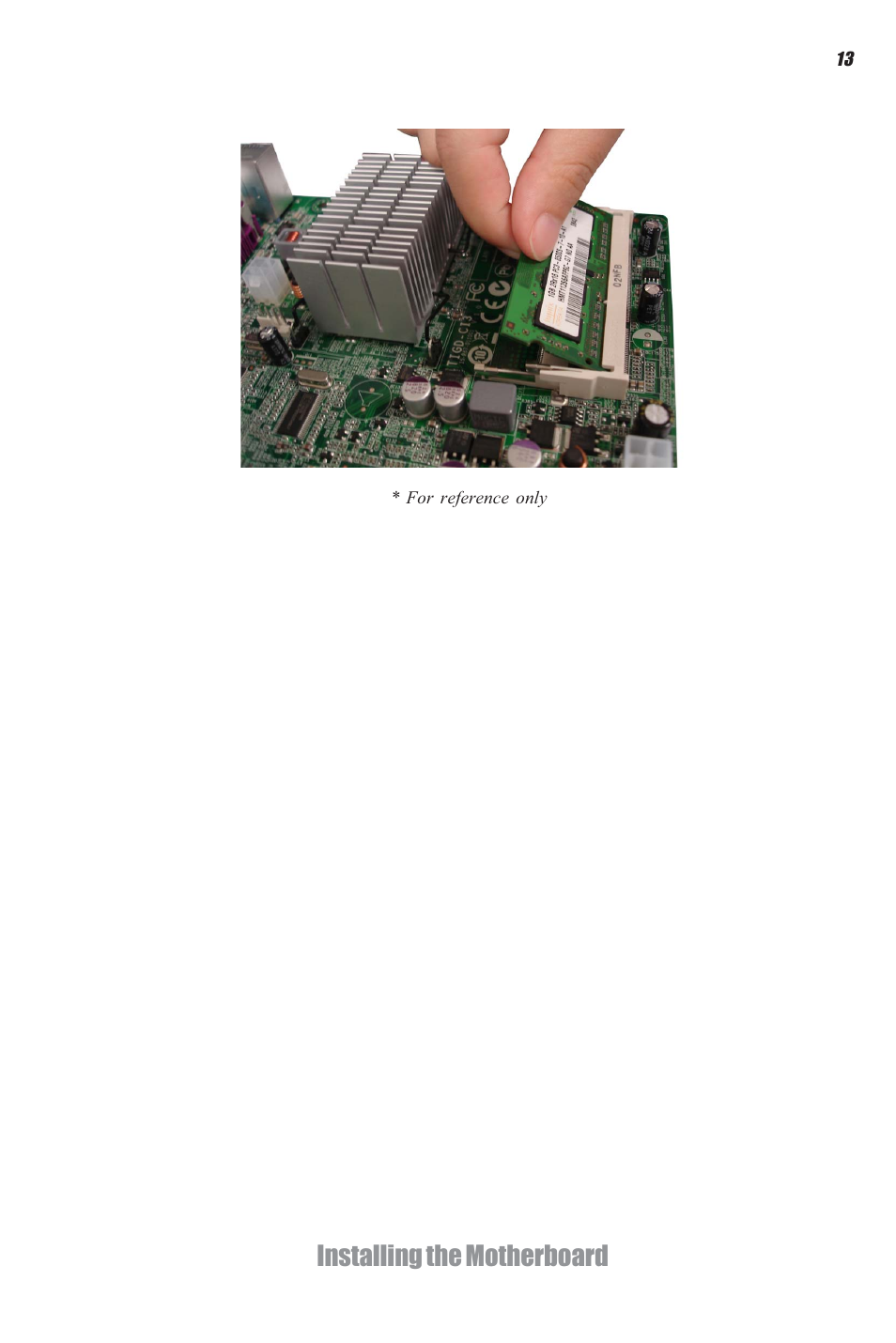 Installing the motherboard | Elitegroup H61H-G11 (V1.0) User Manual | Page 17 / 52