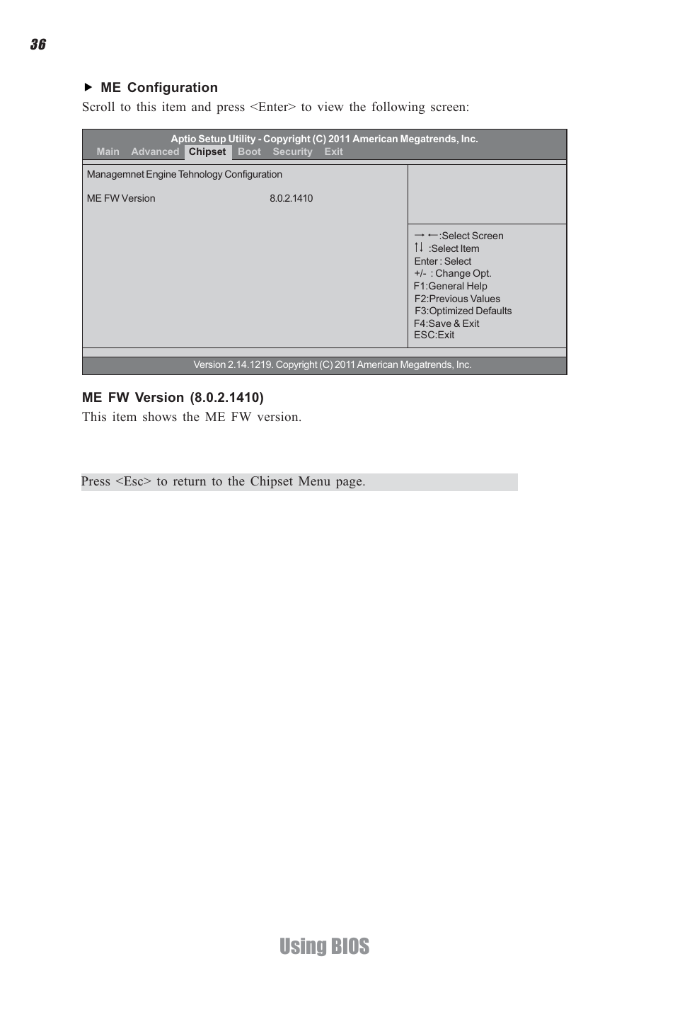 Using bios | Elitegroup H61H-G11 (V1.0) User Manual | Page 40 / 52