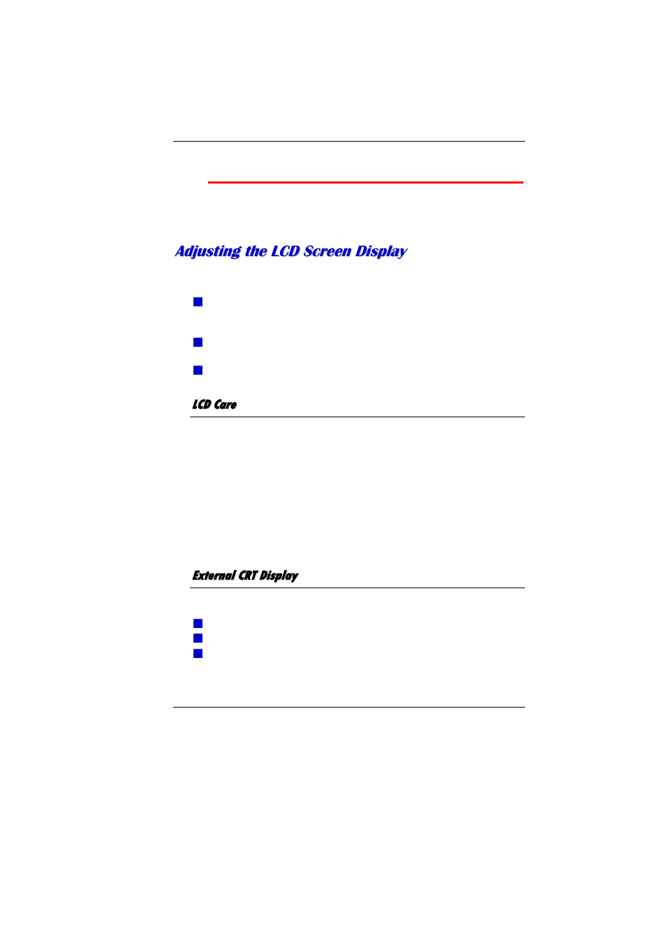 Sing the, Otebook, Omputer | Lcd care, External crt display | Elitegroup MB50II / IA ID 1 User Manual | Page 30 / 72
