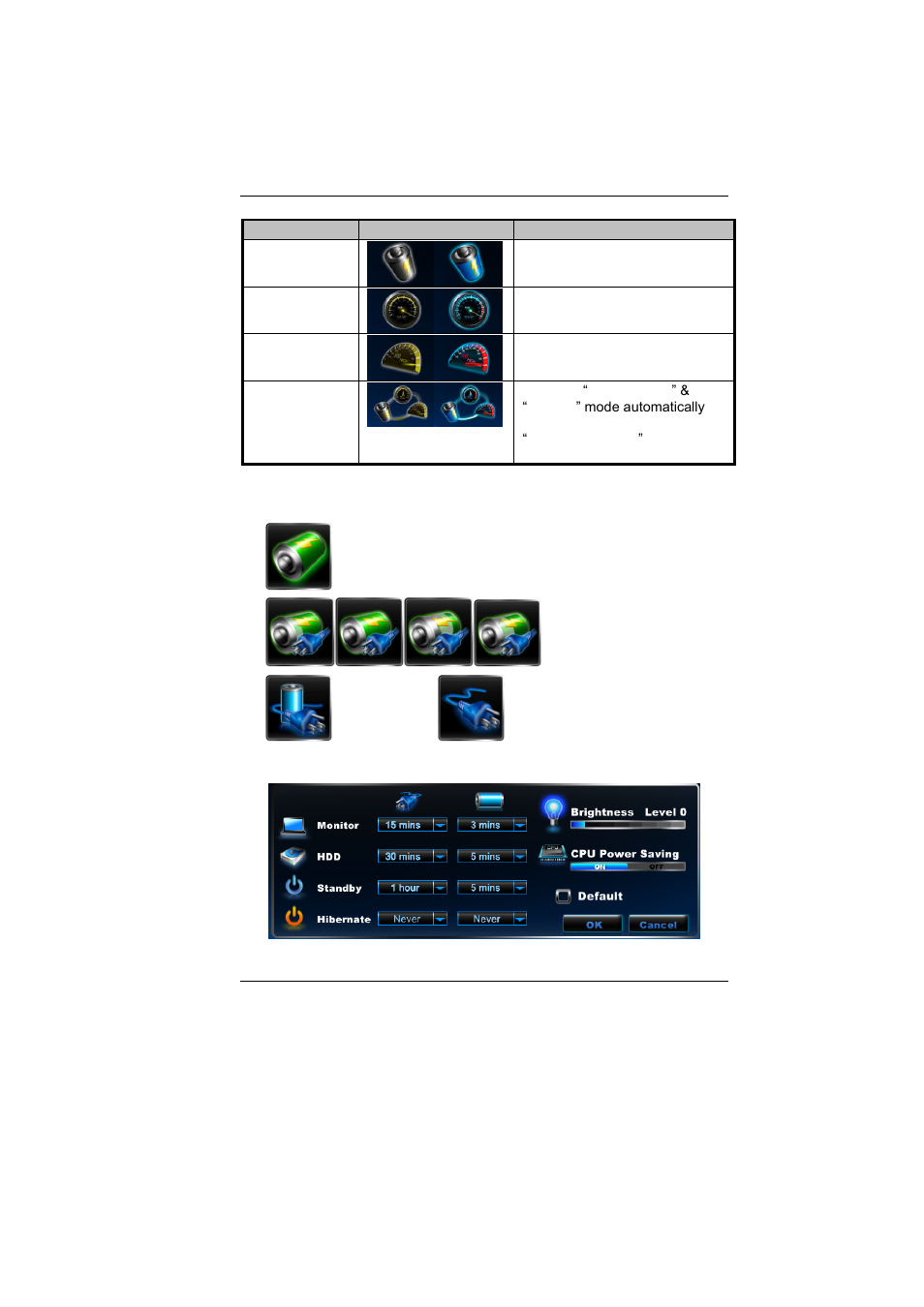 Power status, Setting page | Elitegroup MB50II / IA ID 1 User Manual | Page 52 / 72