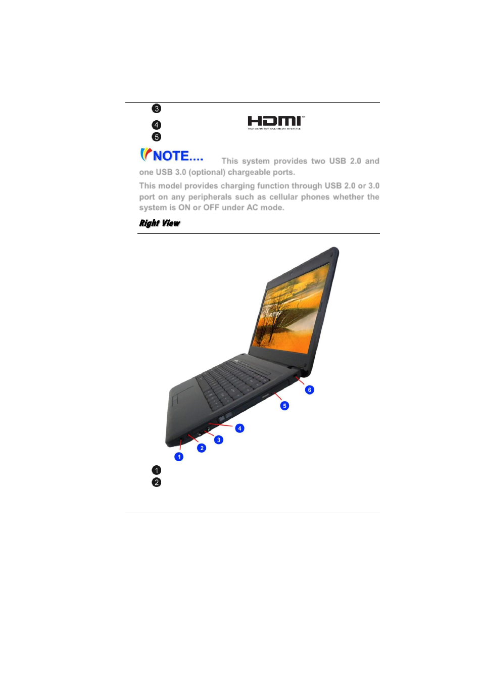 Right view | Elitegroup MB40II ID 6 User Manual | Page 22 / 57