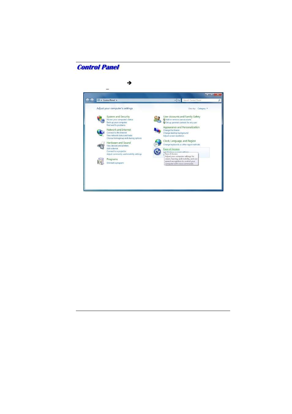 Ontrol, Anel, Control panel | Elitegroup MB40II ID 6 User Manual | Page 39 / 57