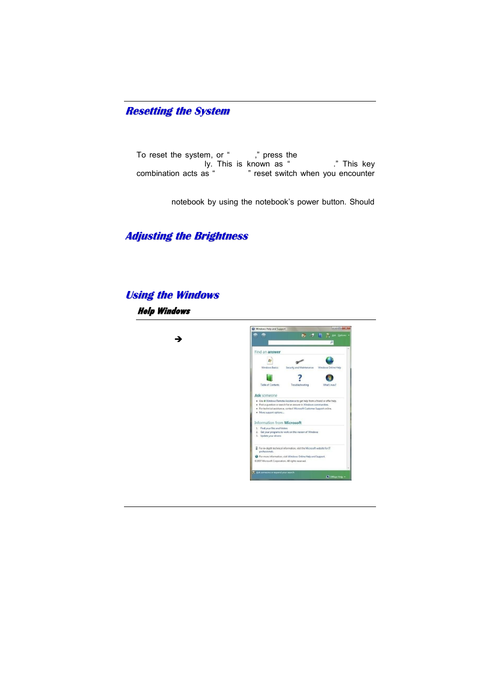 Help windows | Elitegroup MB40II / IA ID 3 User Manual | Page 36 / 73