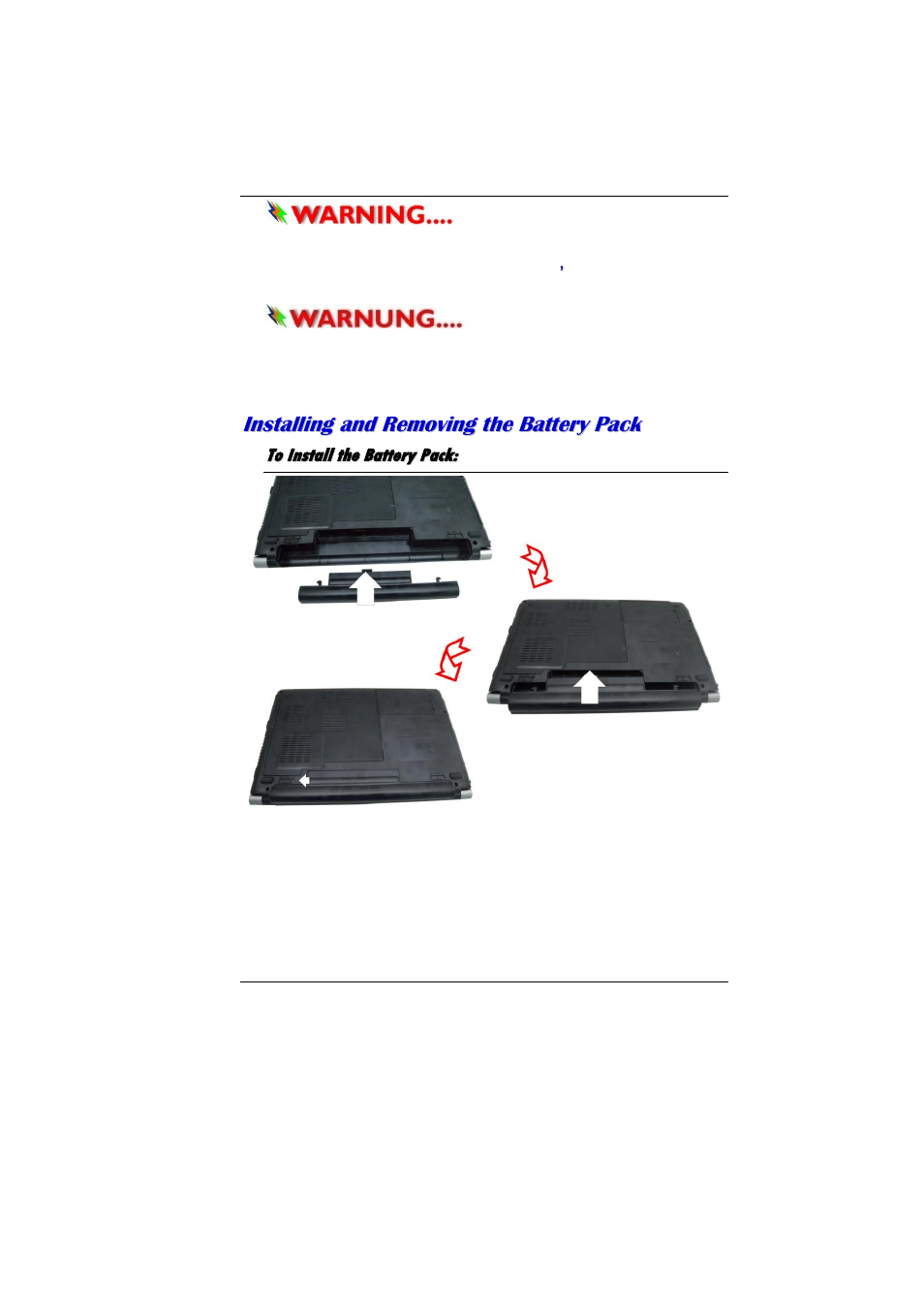 Nstalling and, Emoving the, Attery | Elitegroup MB40II / IA - 41II ID 2 User Manual | Page 27 / 72
