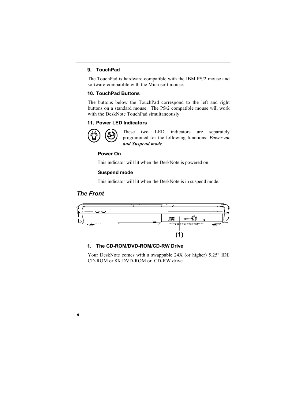 The front | Elitegroup A900 (V2.1) User Manual | Page 20 / 85