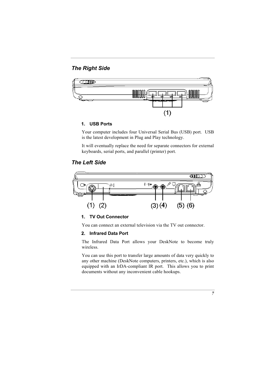 The right side, The left side | Elitegroup A900 (V2.1) User Manual | Page 21 / 85