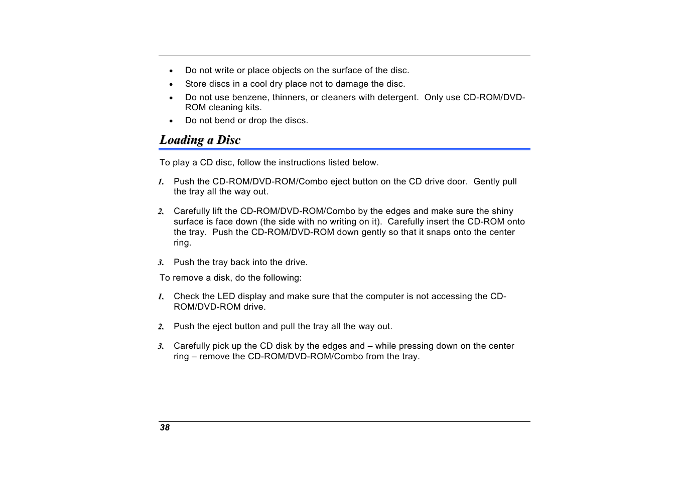 Loading a disc | Elitegroup A535 User Manual | Page 40 / 117