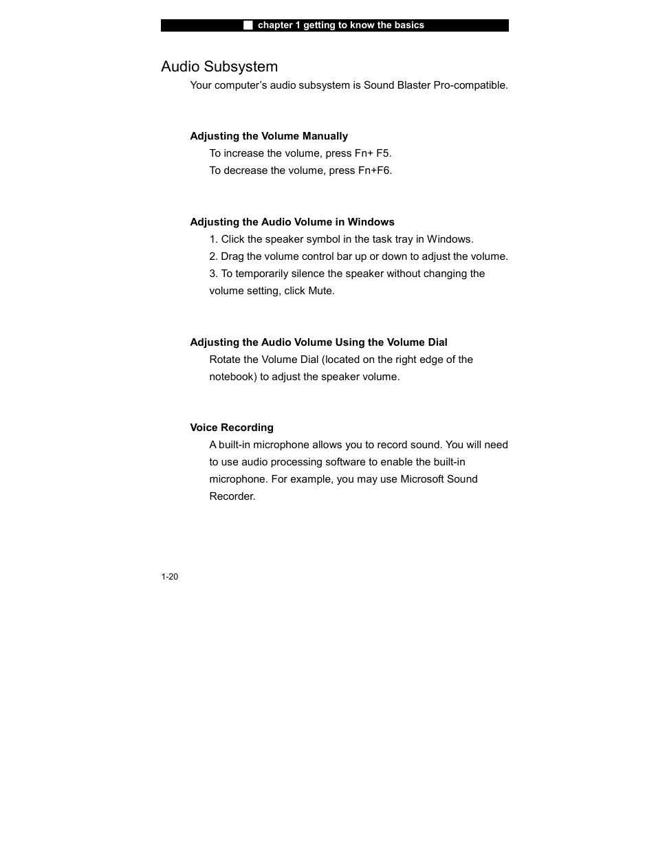 Audio subsystem | Elitegroup 755IN v.1 User Manual | Page 20 / 22