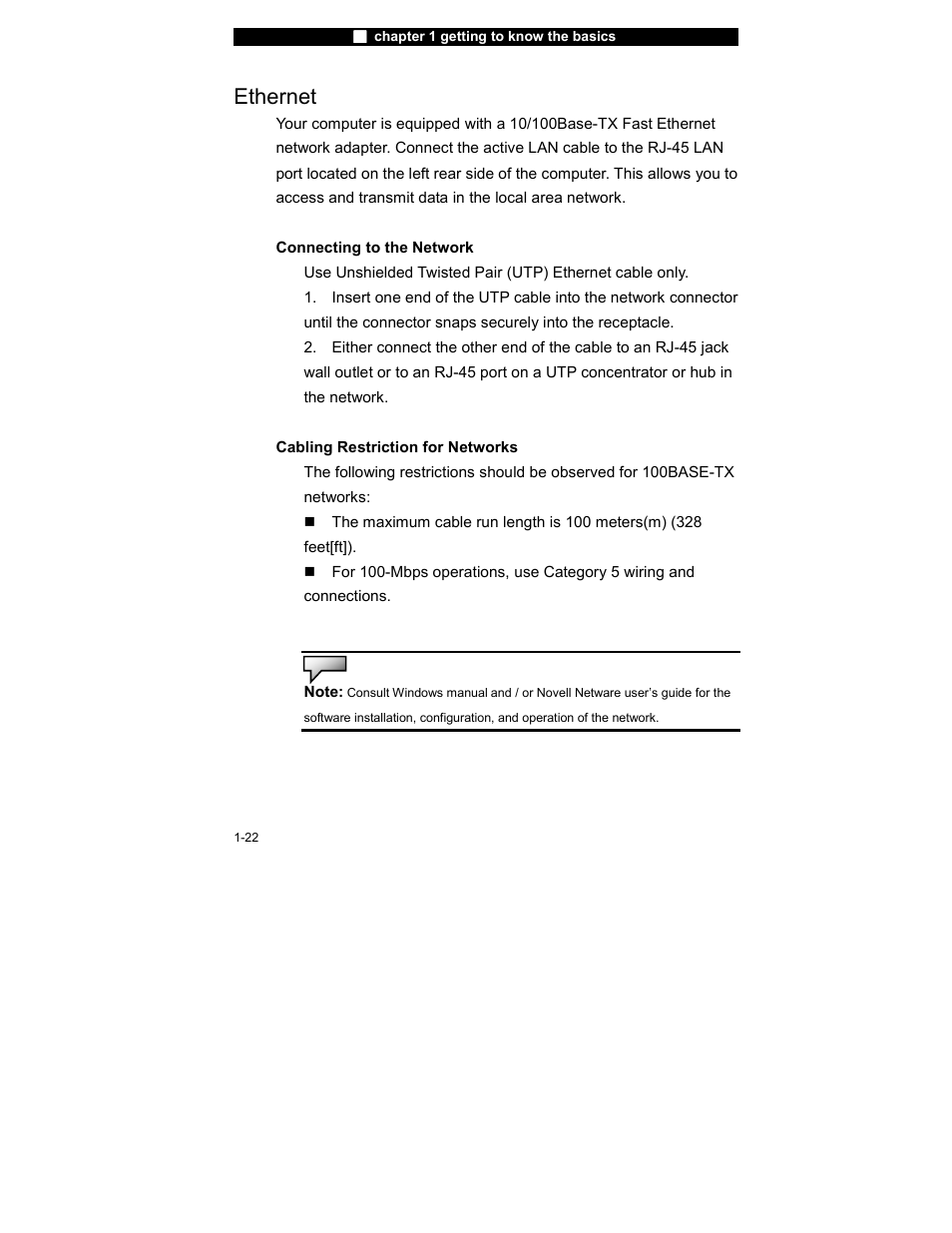 Ethernet | Elitegroup 755IN v.1 User Manual | Page 22 / 22
