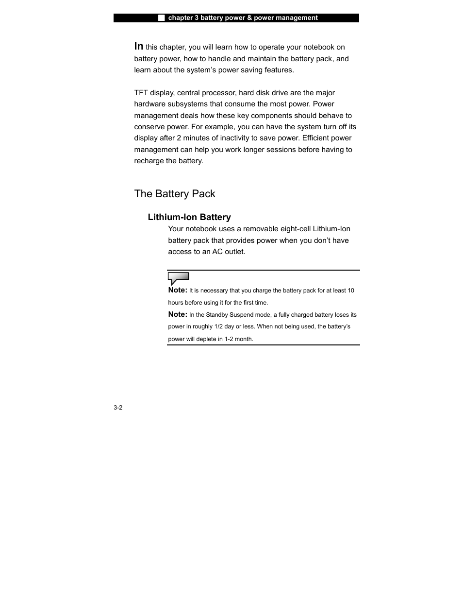 The battery pack | Elitegroup 755IN v.3 User Manual | Page 2 / 14