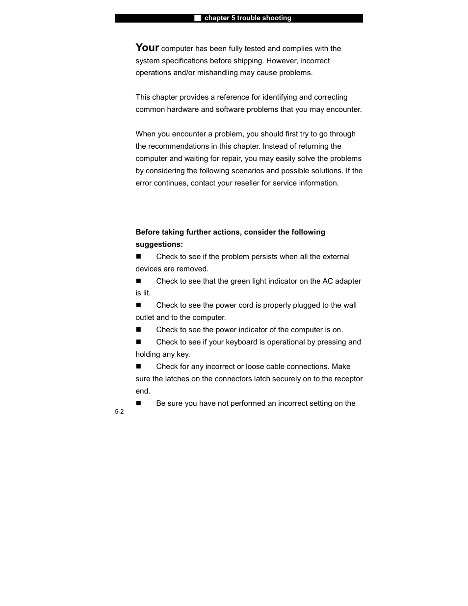 Your | Elitegroup 755IN v.5 User Manual | Page 2 / 17