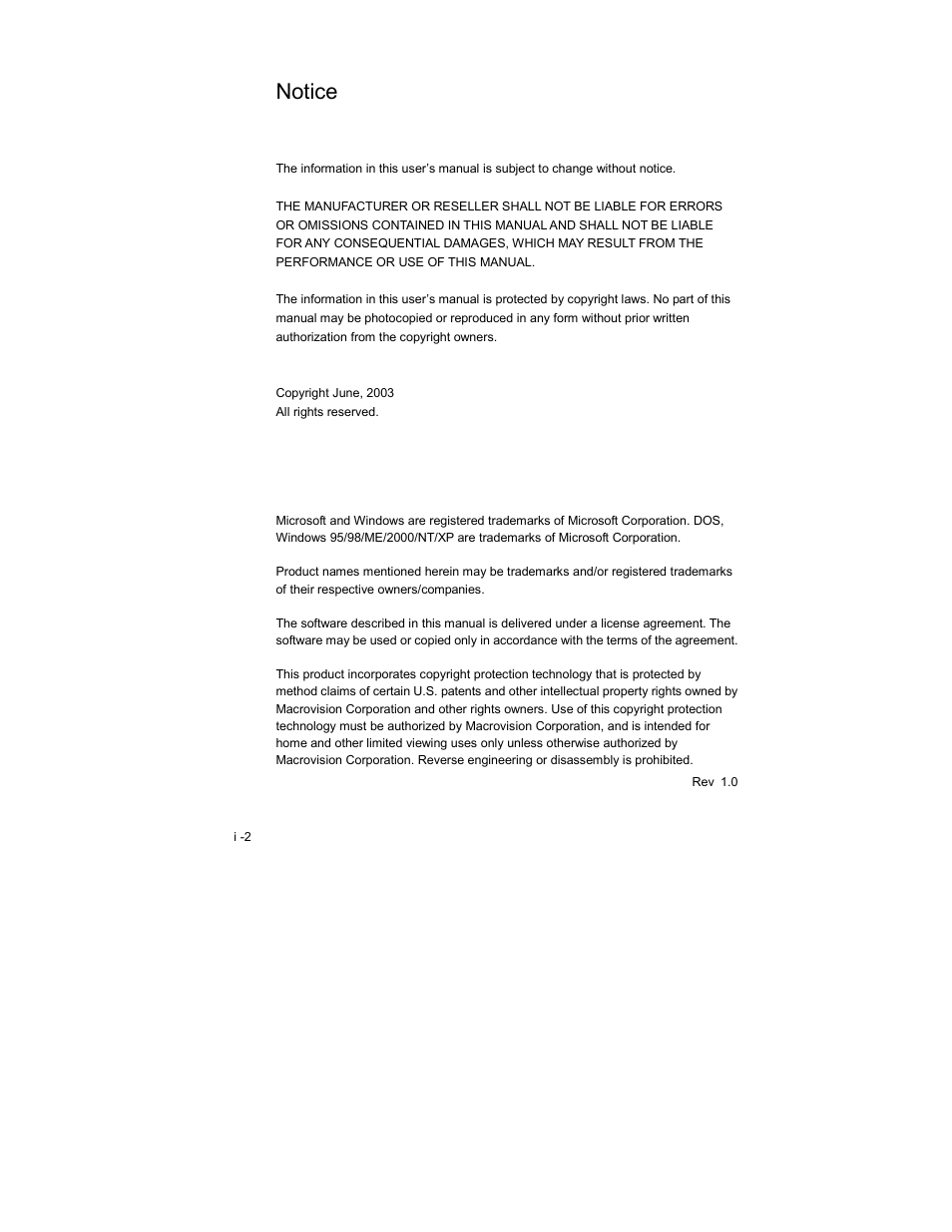 Notice | Elitegroup 755IN v.8 User Manual | Page 2 / 9