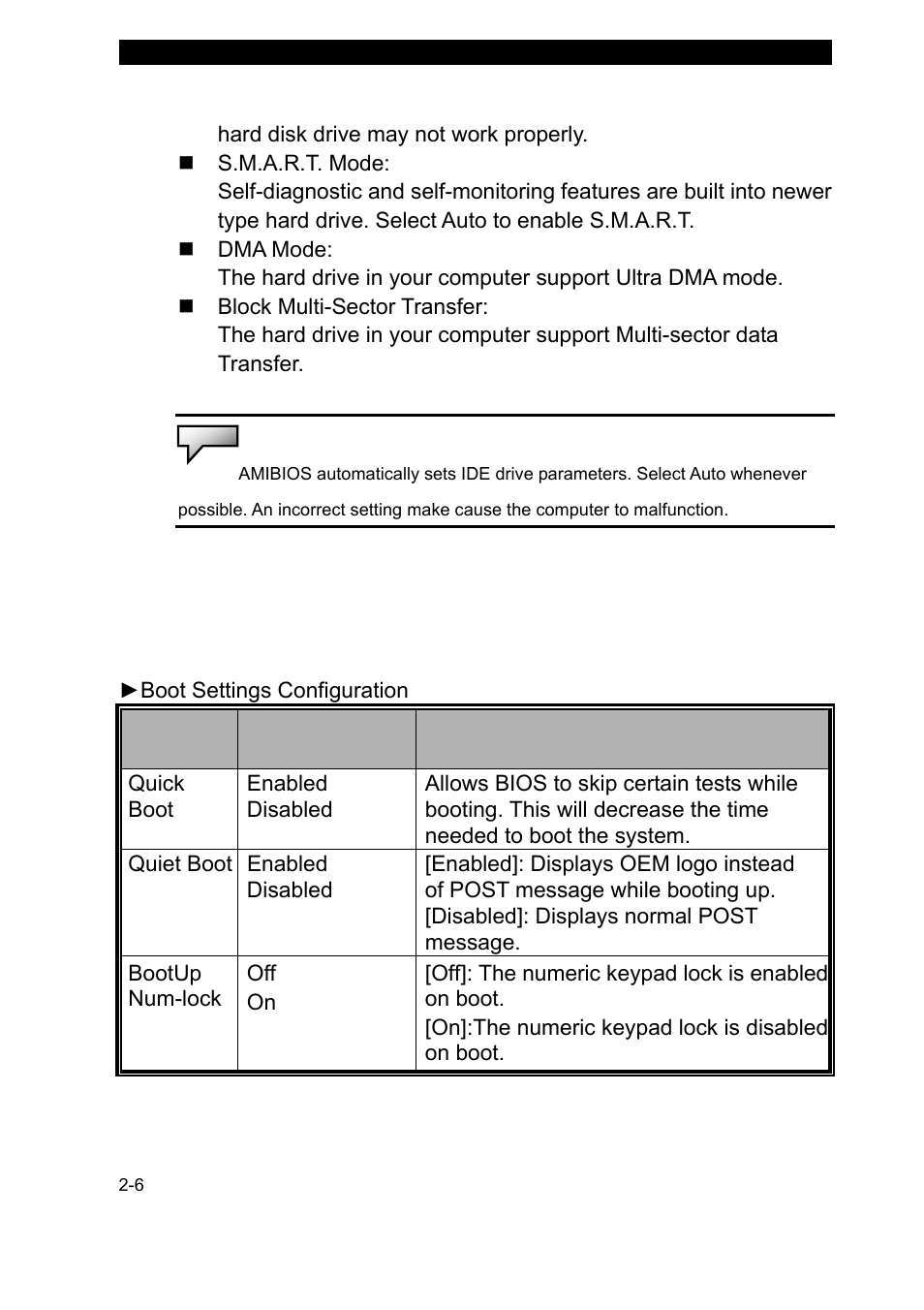 Boot setup | Elitegroup 755II1 v.2 User Manual | Page 6 / 10