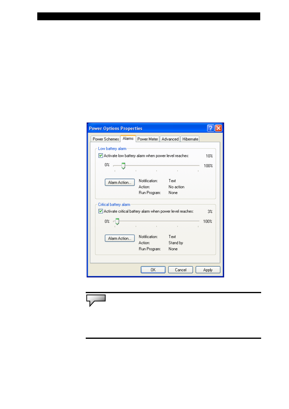 Low battery warning | Elitegroup 755II1 v.3 User Manual | Page 13 / 14