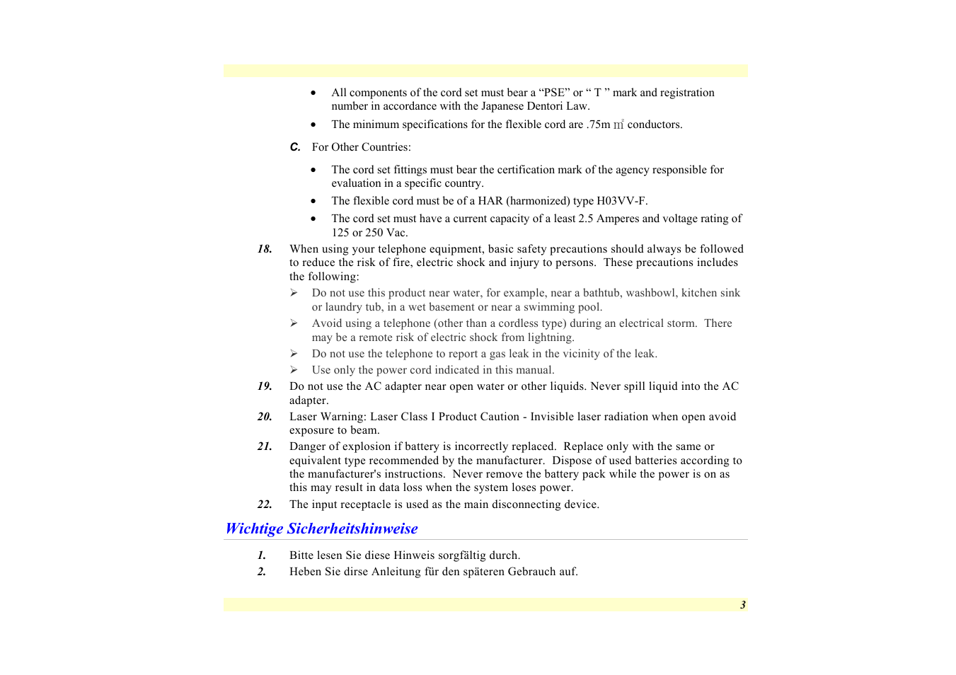 Wichtige sicherheitshinweise | Elitegroup 557 User Manual | Page 13 / 81