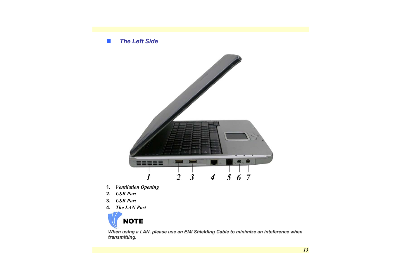 The left side | Elitegroup 557 User Manual | Page 23 / 81