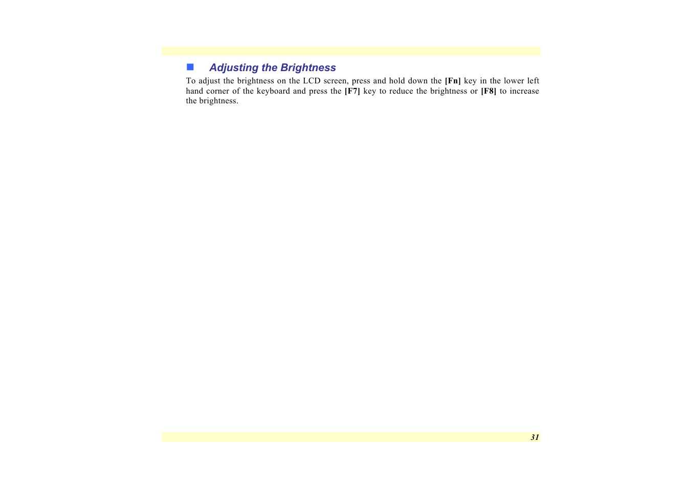 Adjusting the brightness | Elitegroup 557 User Manual | Page 41 / 81