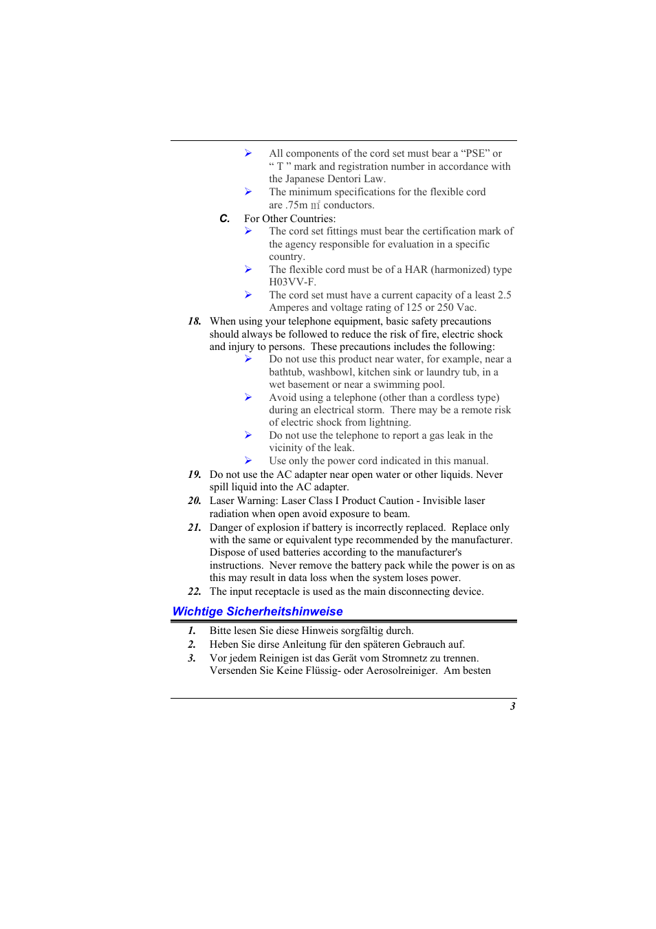 Wichtige sicherheitshinweise | Elitegroup 536 User Manual | Page 11 / 71