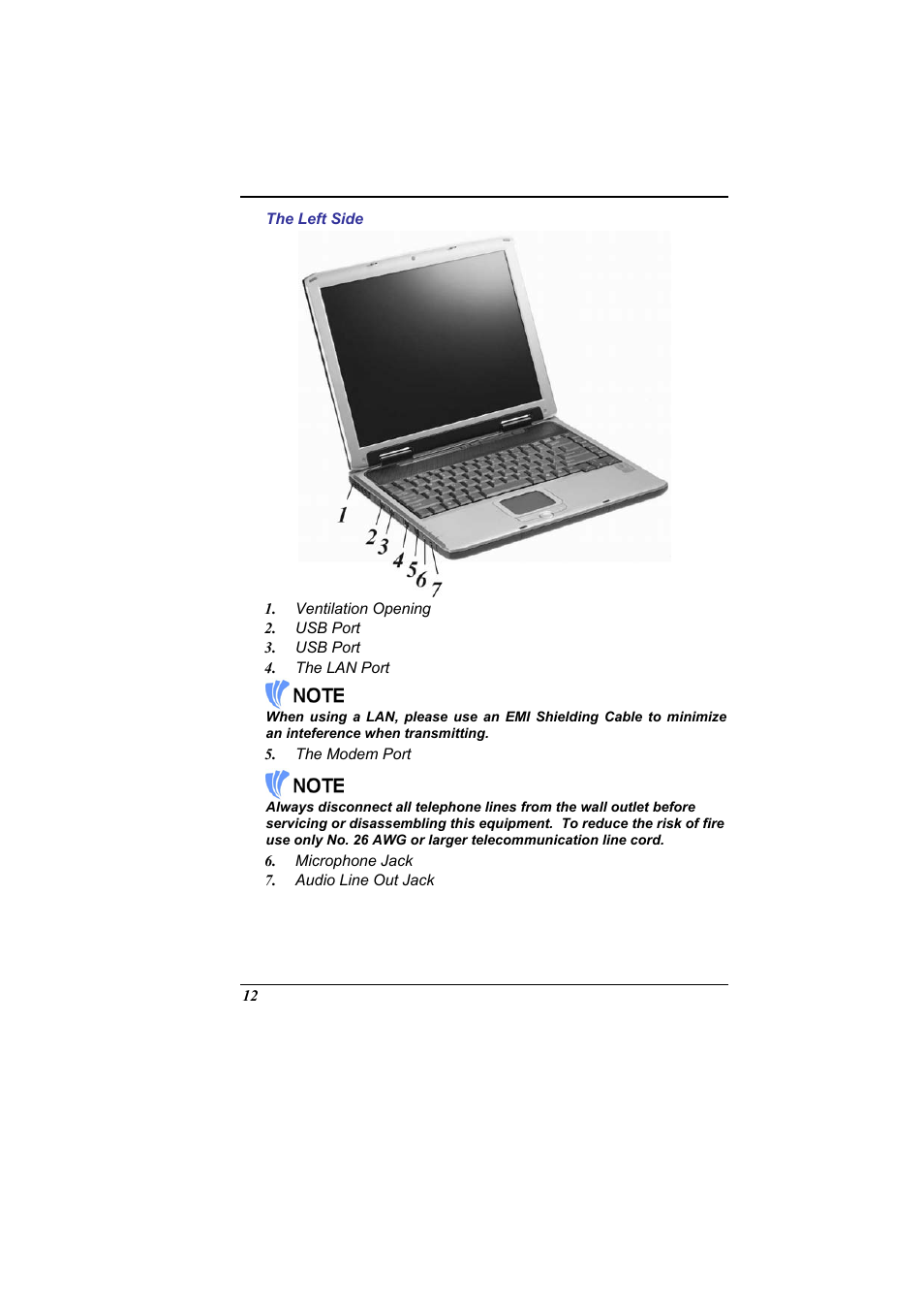 The left side | Elitegroup 536 User Manual | Page 20 / 71