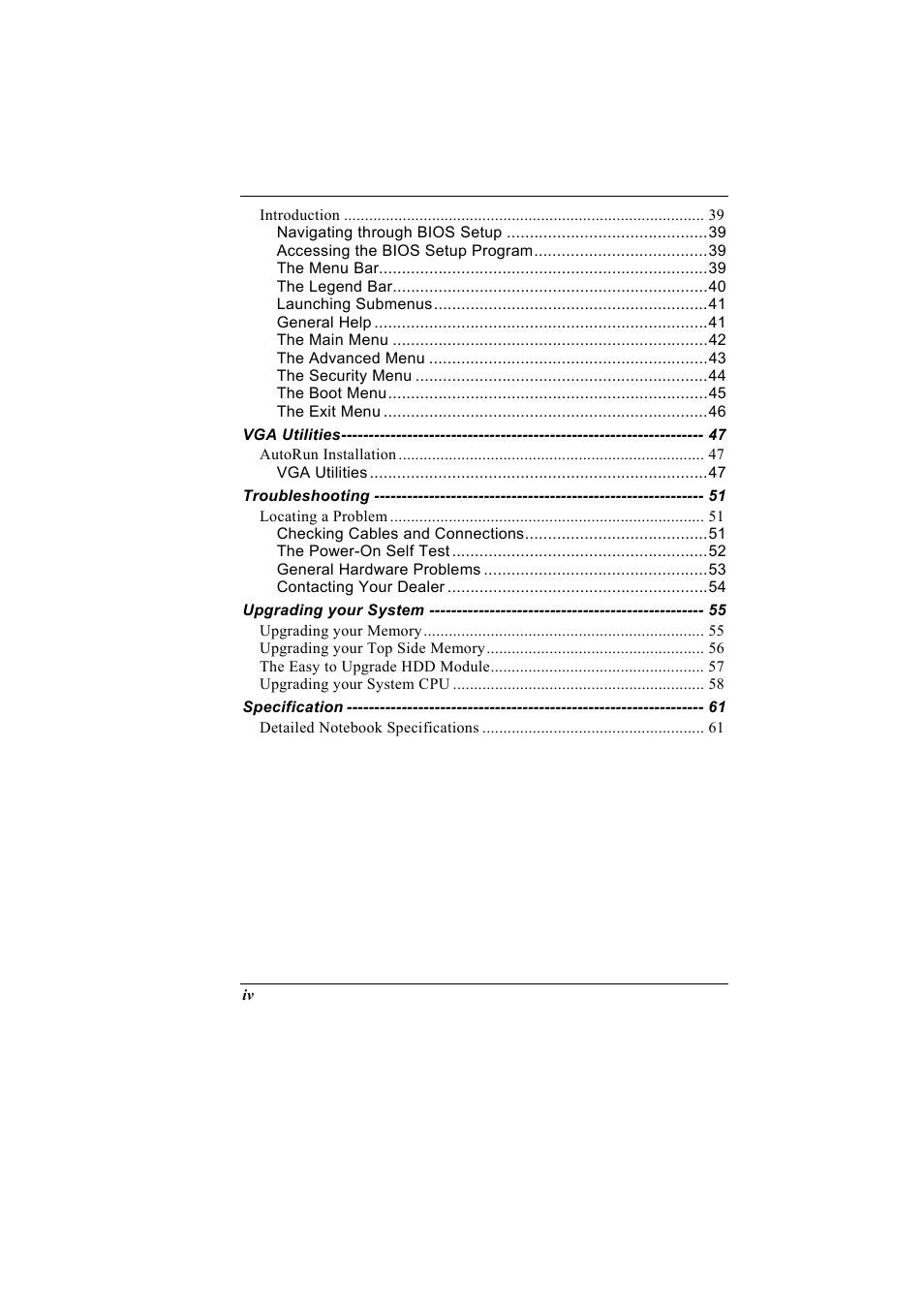 Elitegroup 536 User Manual | Page 6 / 71