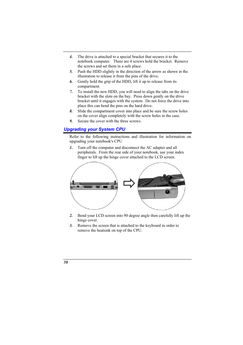 Upgrading your system cpu | Elitegroup 536 User Manual | Page 66 / 71