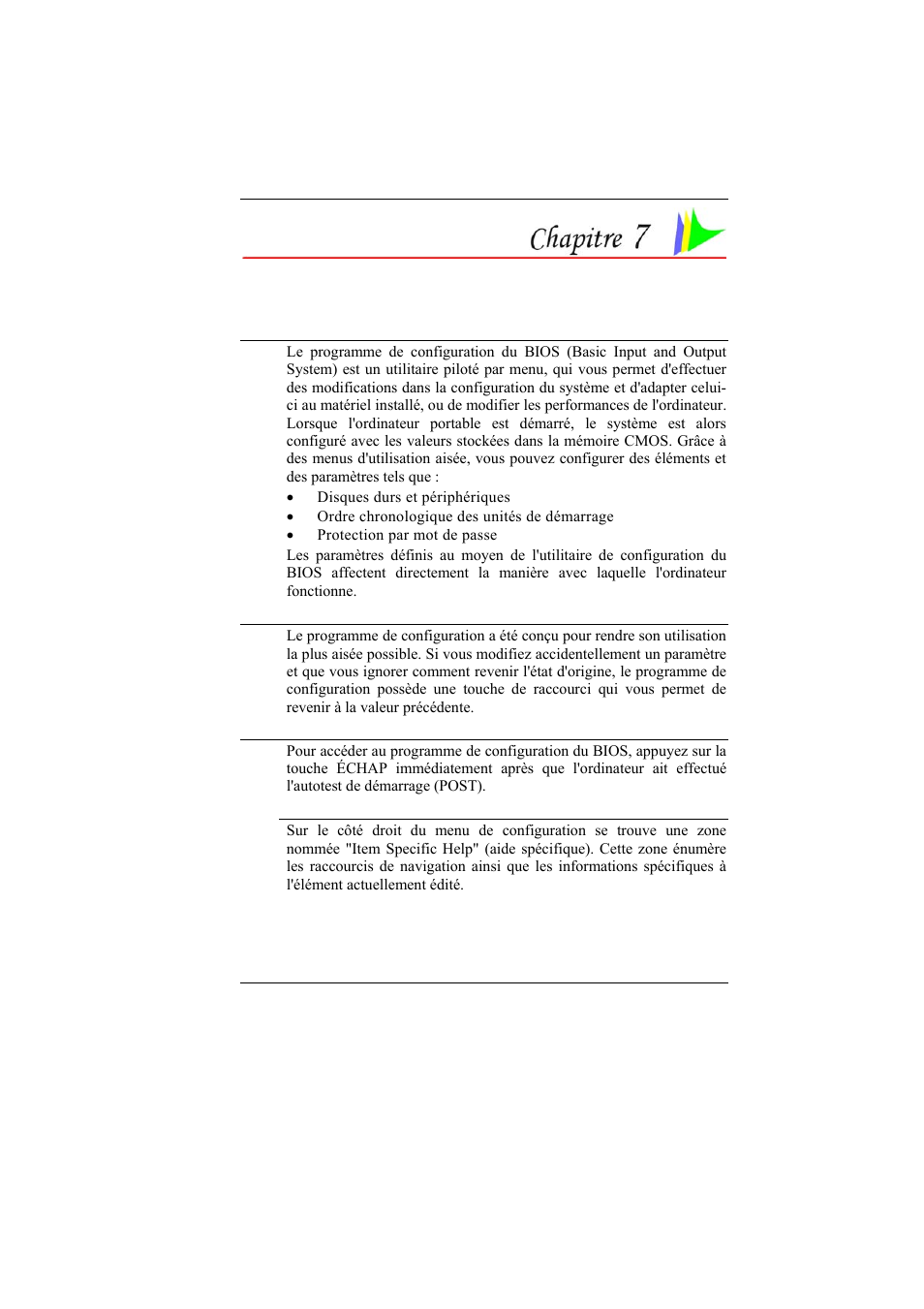 Configuration du bios | Elitegroup 331 User Manual | Page 49 / 77