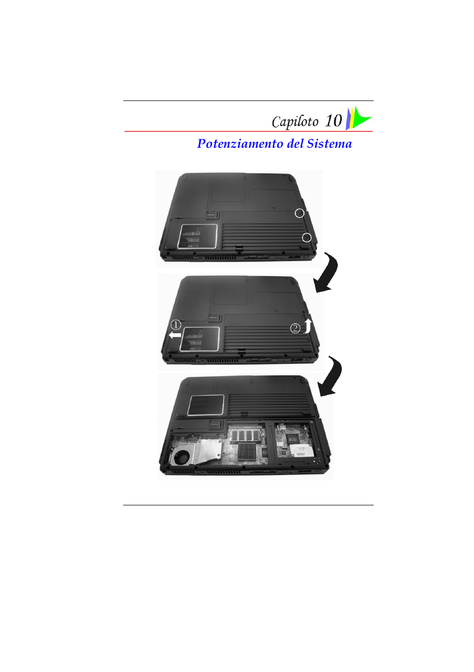 Potenziamento del sistema | Elitegroup 330 User Manual | Page 67 / 73