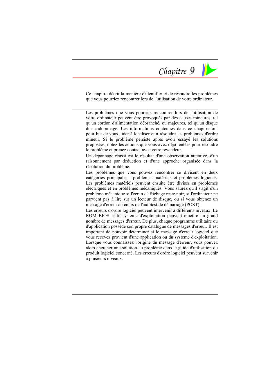 Dépannage | Elitegroup 330 User Manual | Page 67 / 79
