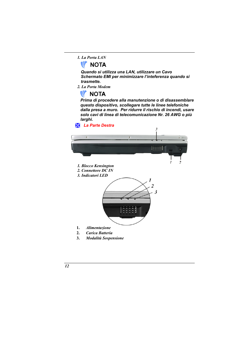 La parte destra | Elitegroup 321 User Manual | Page 20 / 65