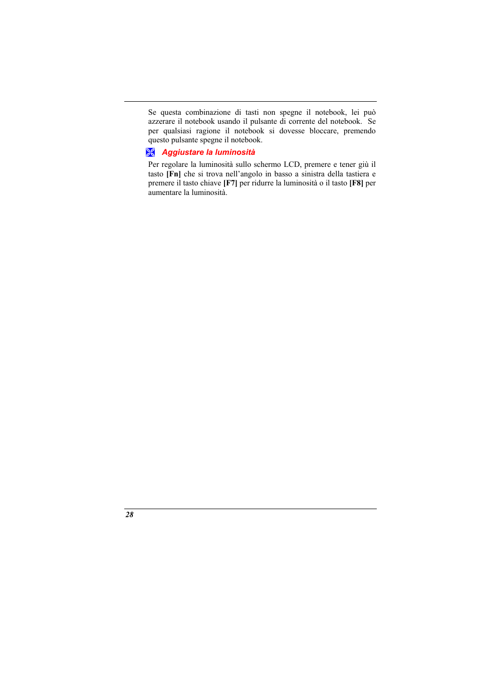 Aggiustare la luminosita | Elitegroup 321 User Manual | Page 36 / 65