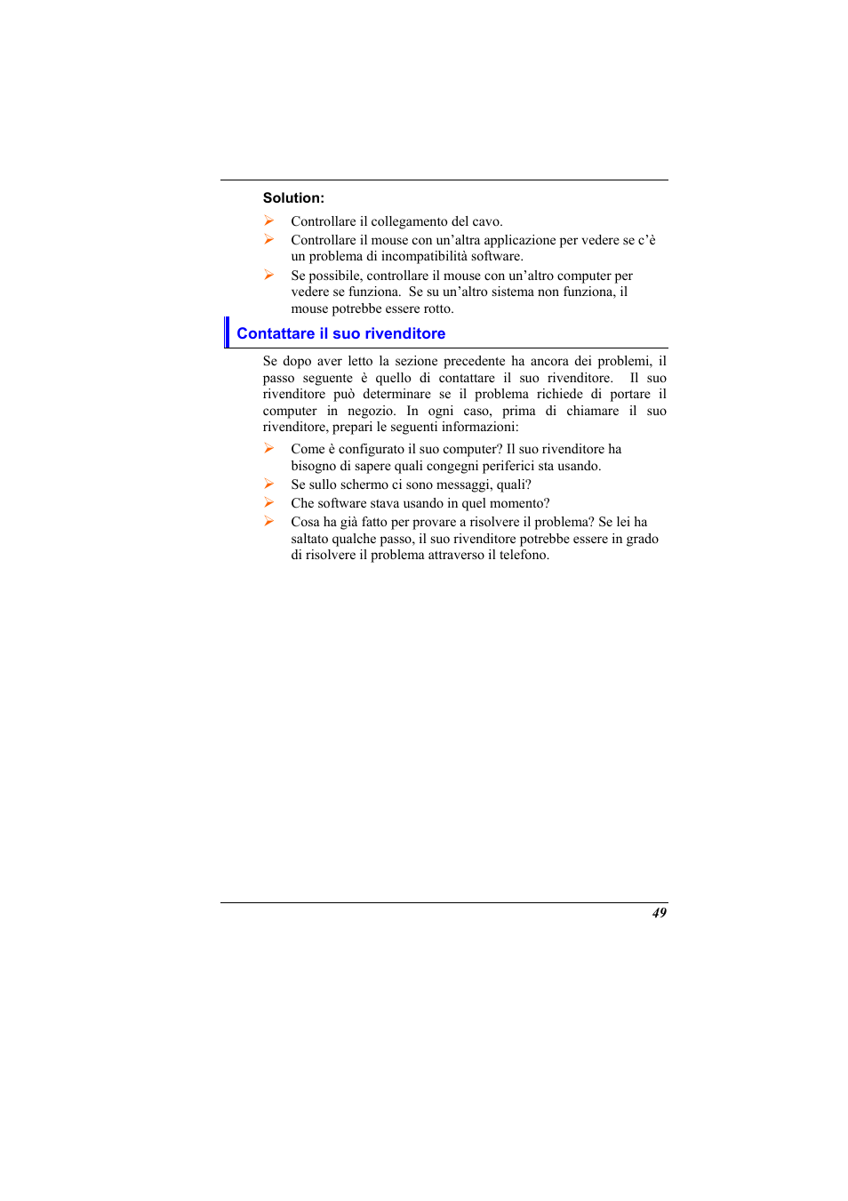 Contattare il suo rivenditore | Elitegroup 321 User Manual | Page 57 / 65