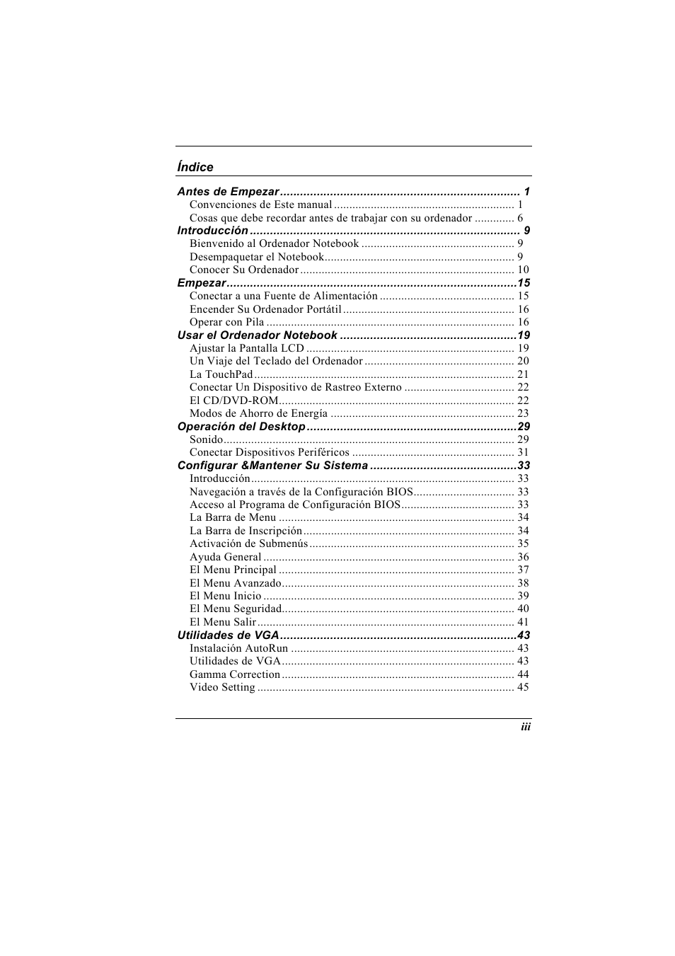 Elitegroup 321 User Manual | Page 5 / 67