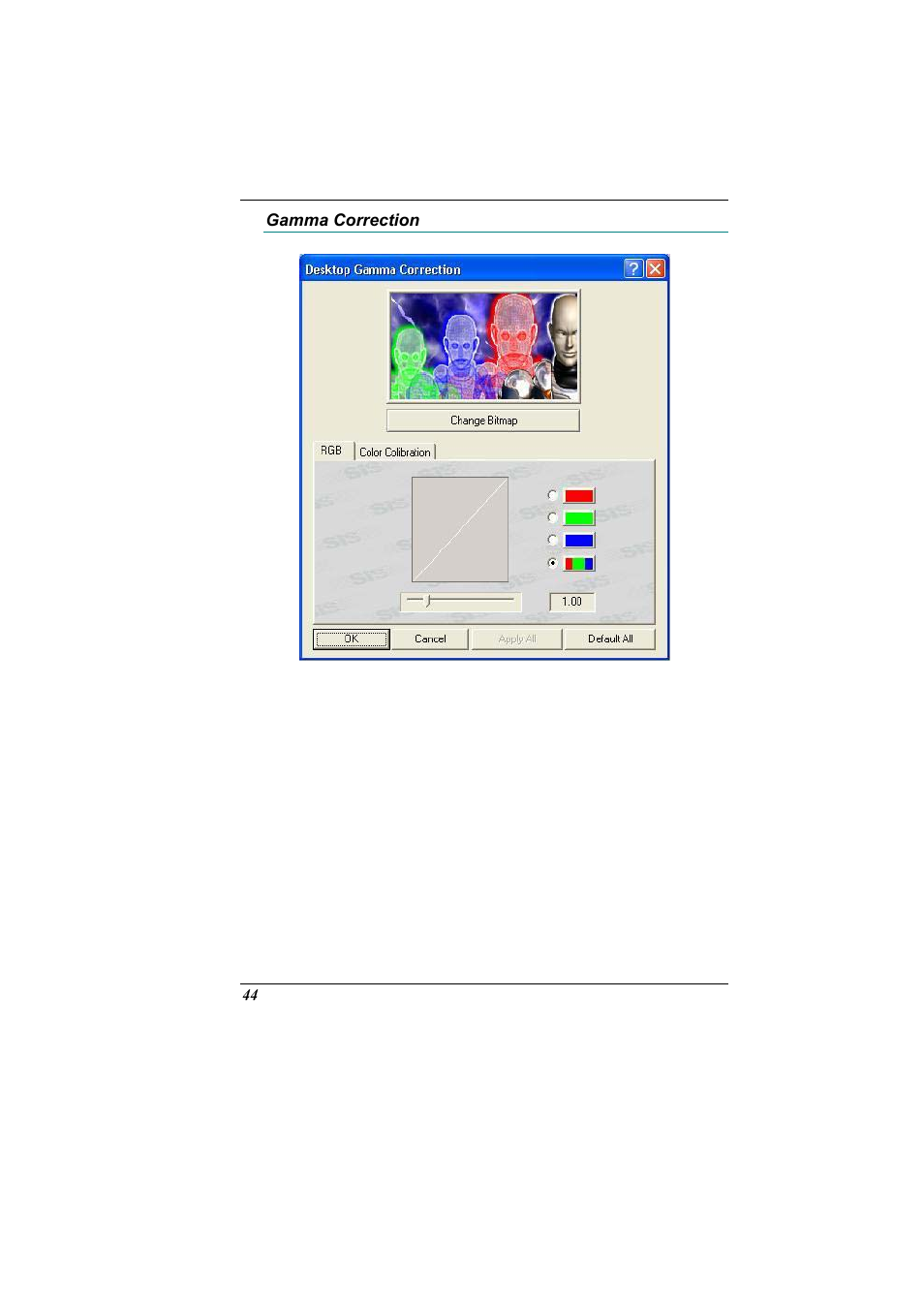 Gamma correction | Elitegroup 321 User Manual | Page 52 / 67
