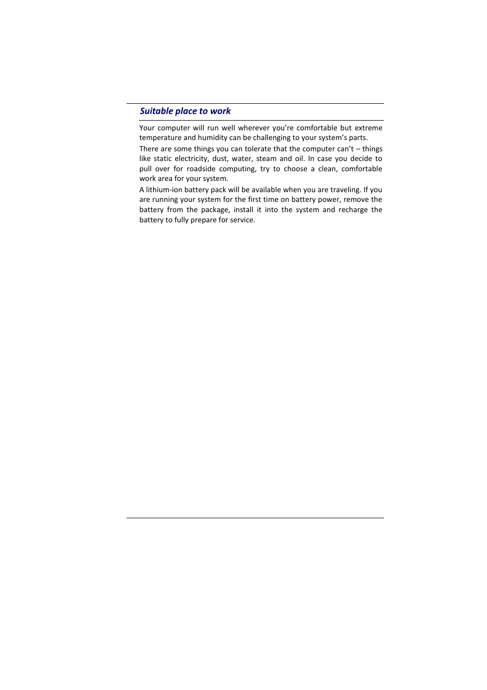 Uitable place to work | Elitegroup MB45II7 WIN7 User Manual | Page 16 / 70