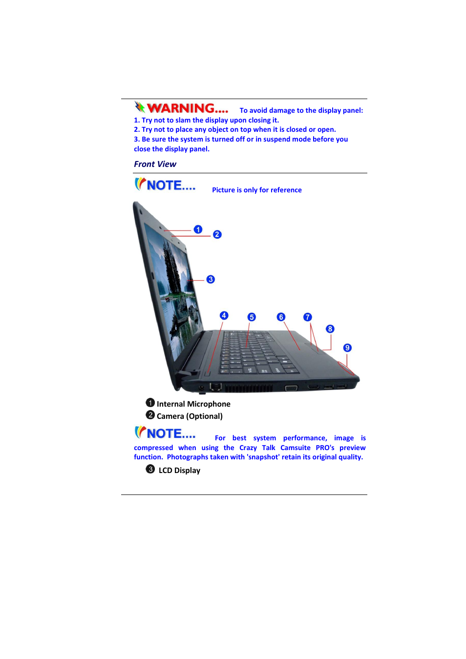 Ront | Elitegroup MB45II7 WIN7 User Manual | Page 19 / 70