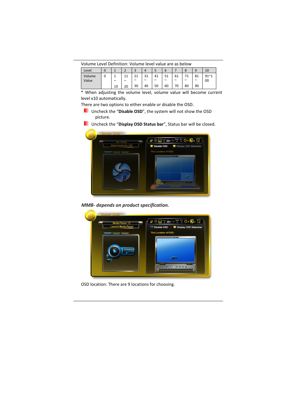 Mmb- depends on product specification | Elitegroup MB45II7 WIN7 User Manual | Page 56 / 70