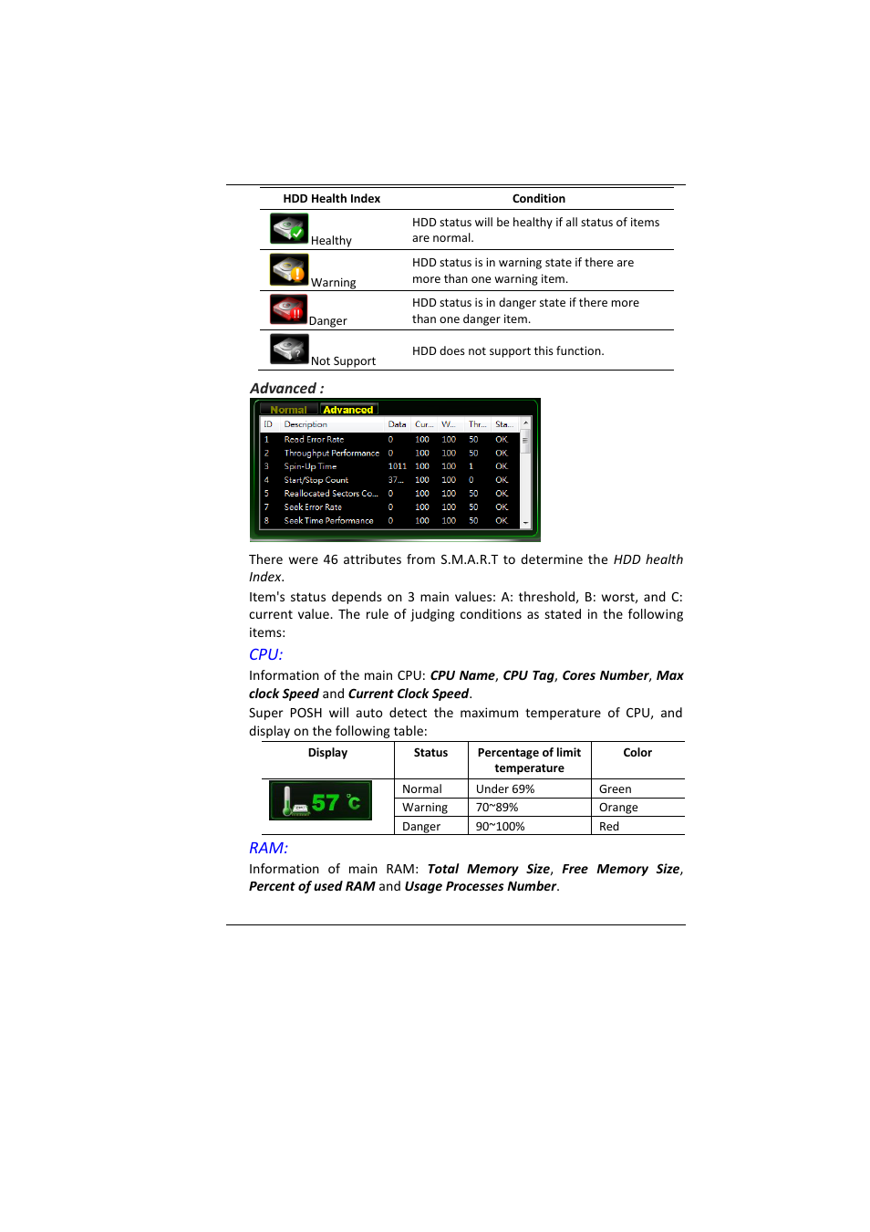 Advanced | Elitegroup MB45II7 WIN7 User Manual | Page 62 / 70