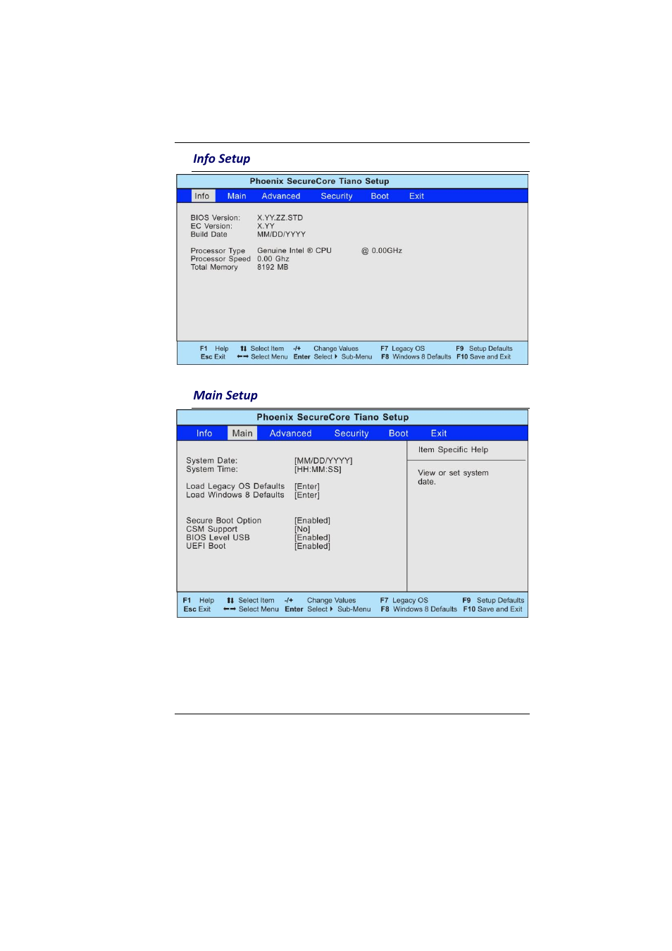 Etup | Elitegroup MB45II7 WIN8 User Manual | Page 44 / 63