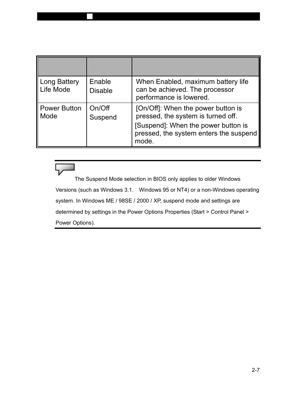 Power setup | Elitegroup P53IN v.2 User Manual | Page 7 / 8