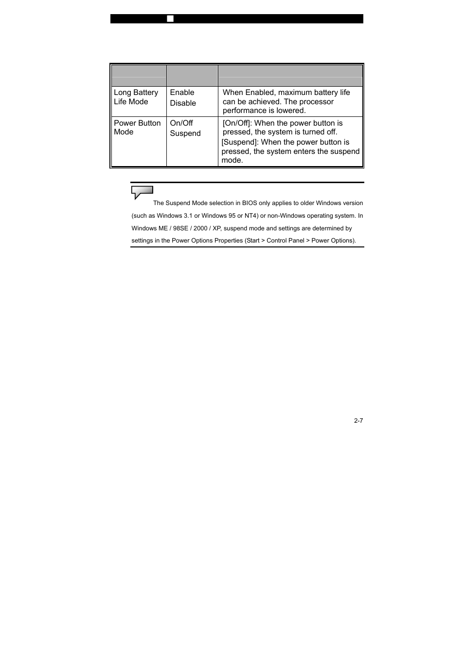 Power setup | Elitegroup P53IA v.2 User Manual | Page 7 / 8