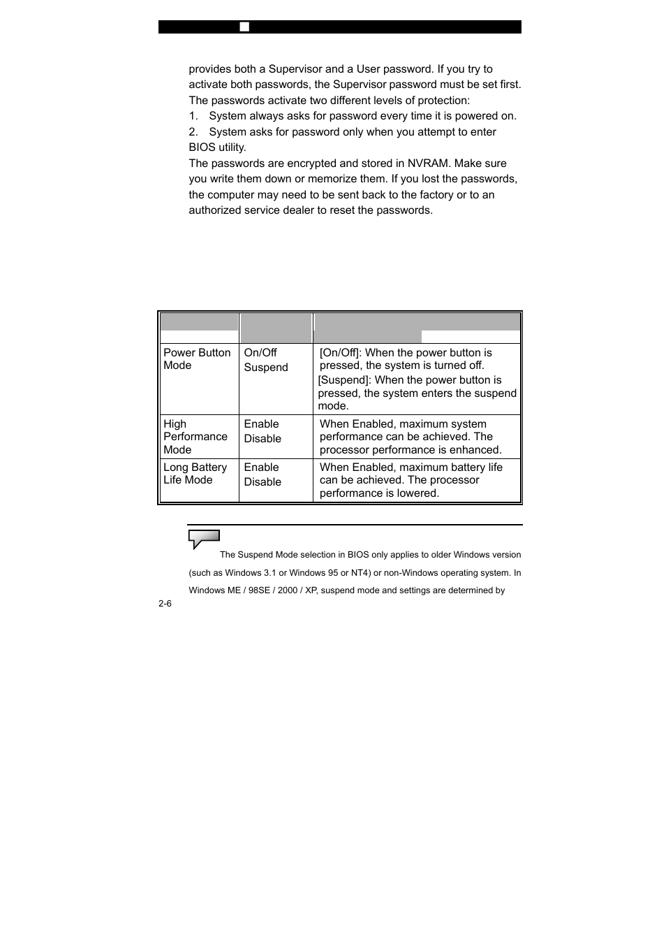 Power setup | Elitegroup M50EI v.2 User Manual | Page 6 / 8