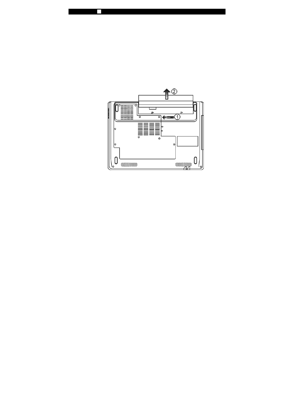 Installing and removing the battery pack | Elitegroup M50EI v.3 User Manual | Page 4 / 13