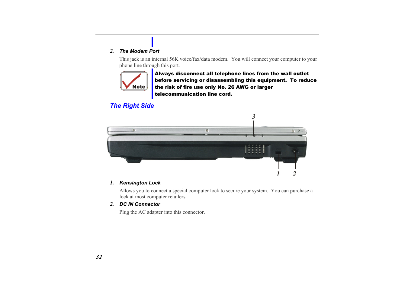 The right side | Elitegroup G320 User Manual | Page 34 / 103