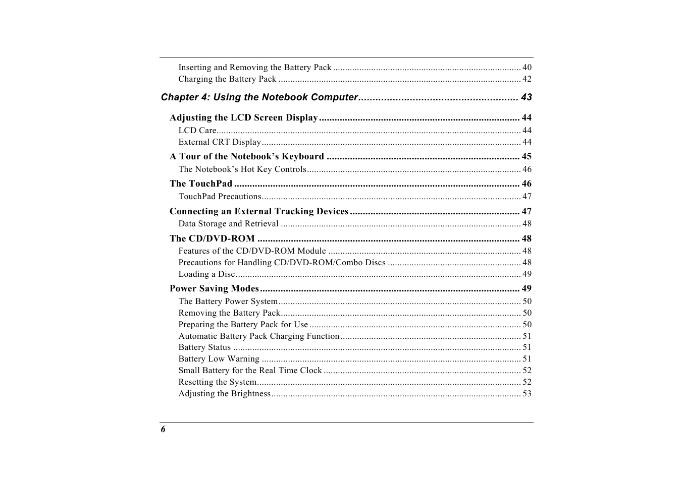 Elitegroup G320 User Manual | Page 8 / 103