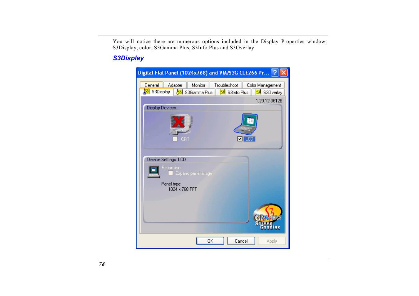 S3display | Elitegroup G320 User Manual | Page 80 / 103