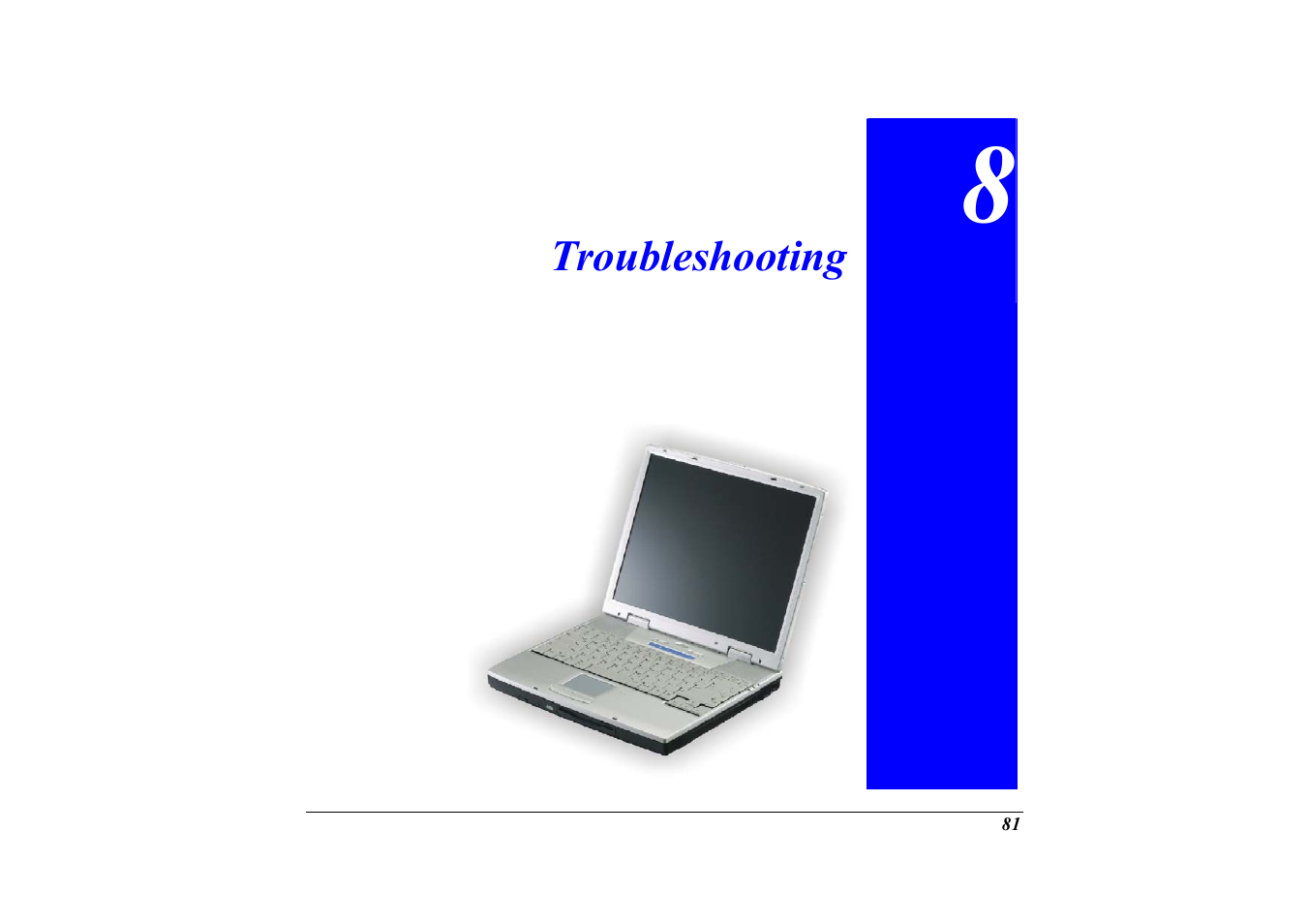 Chapter 8: troubleshooting | Elitegroup G320 User Manual | Page 83 / 103