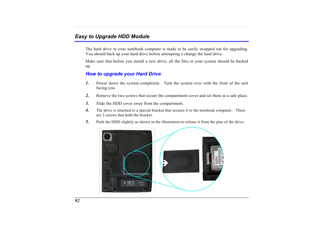 Easy to upgrade hdd module, How to upgrade your hard drive | Elitegroup G320 User Manual | Page 94 / 103