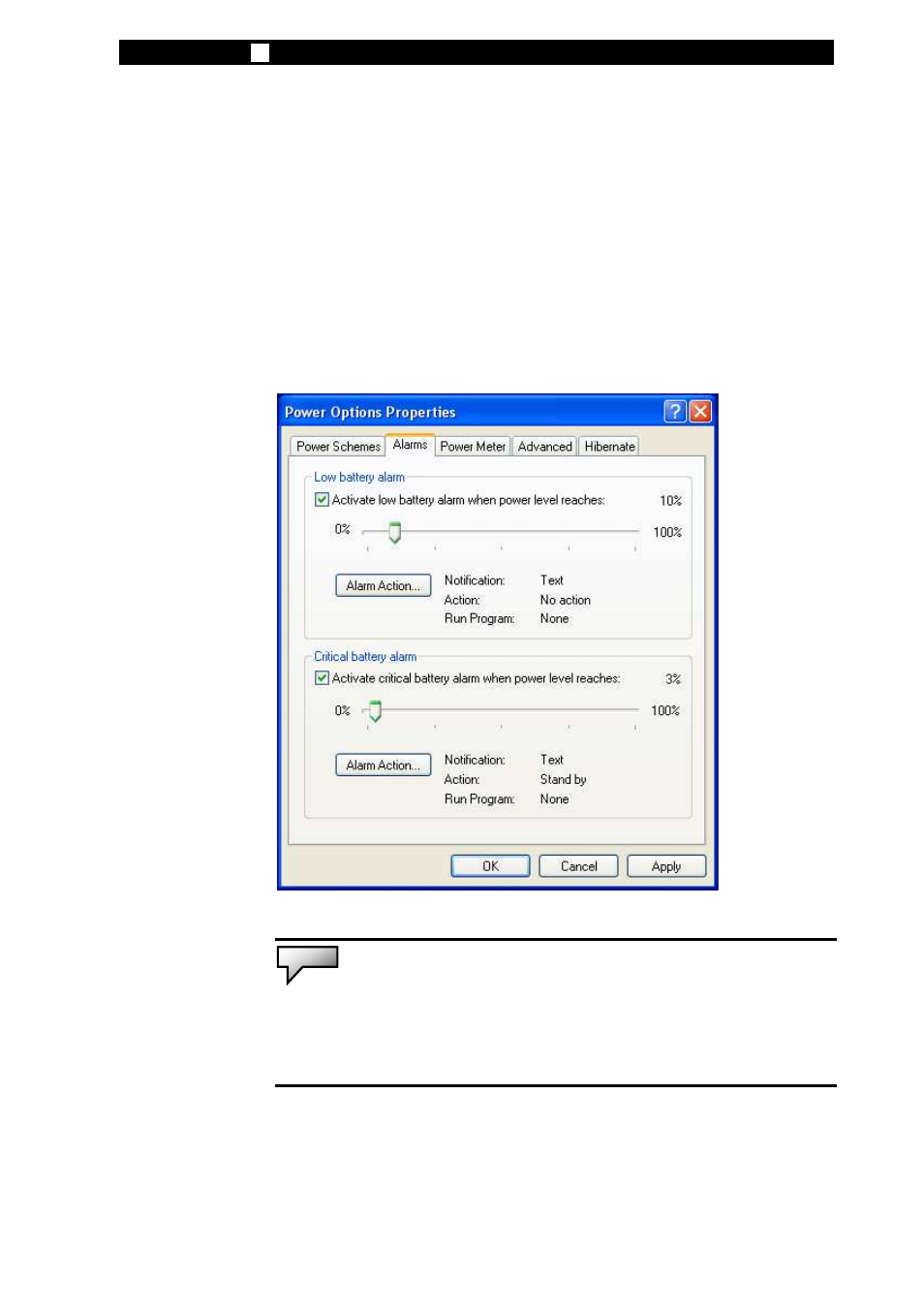 Low battery warning | Elitegroup X72IA v.3 User Manual | Page 12 / 13