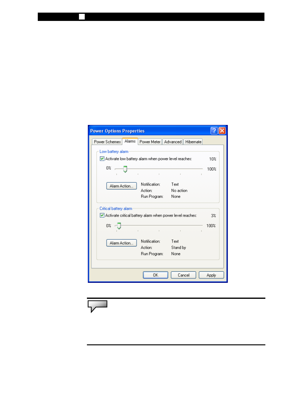 Low battery warning | Elitegroup P71EN User Manual v.3 User Manual | Page 12 / 13