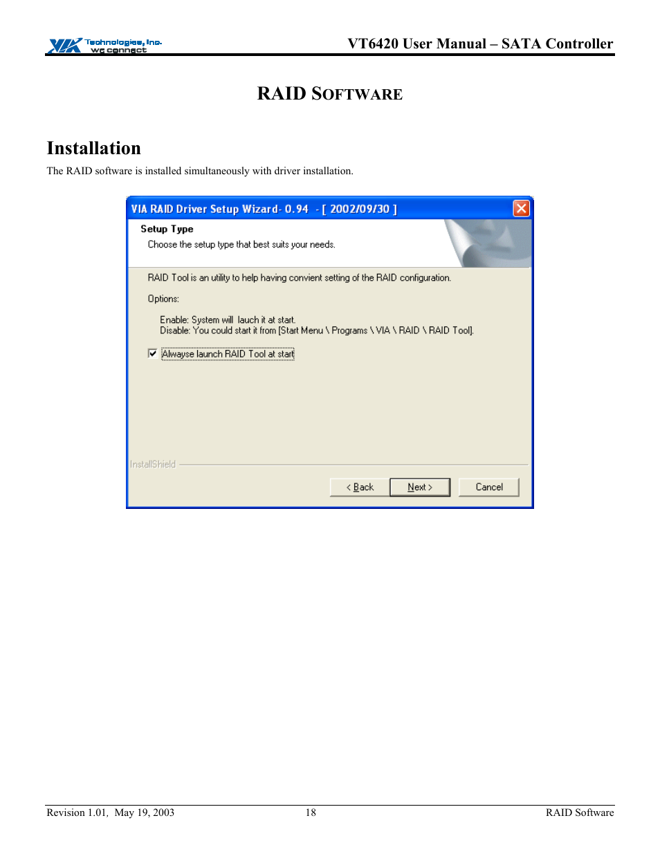 Raid software, Installation, Raid s | Elitegroup P71EN installation User Manual | Page 22 / 47